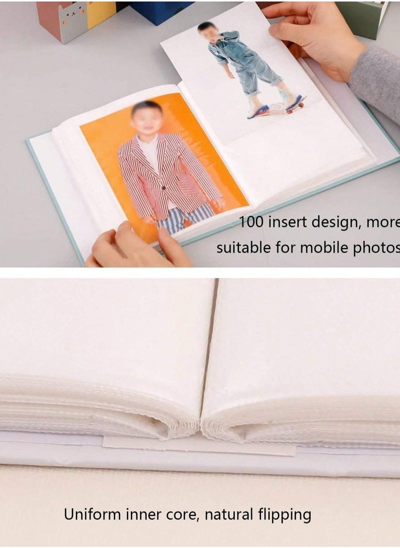 Generic 50- 100 Photos Memory Album, 6 inch Picture (Blue16.5x12.5x5.3cm)  - Image 3