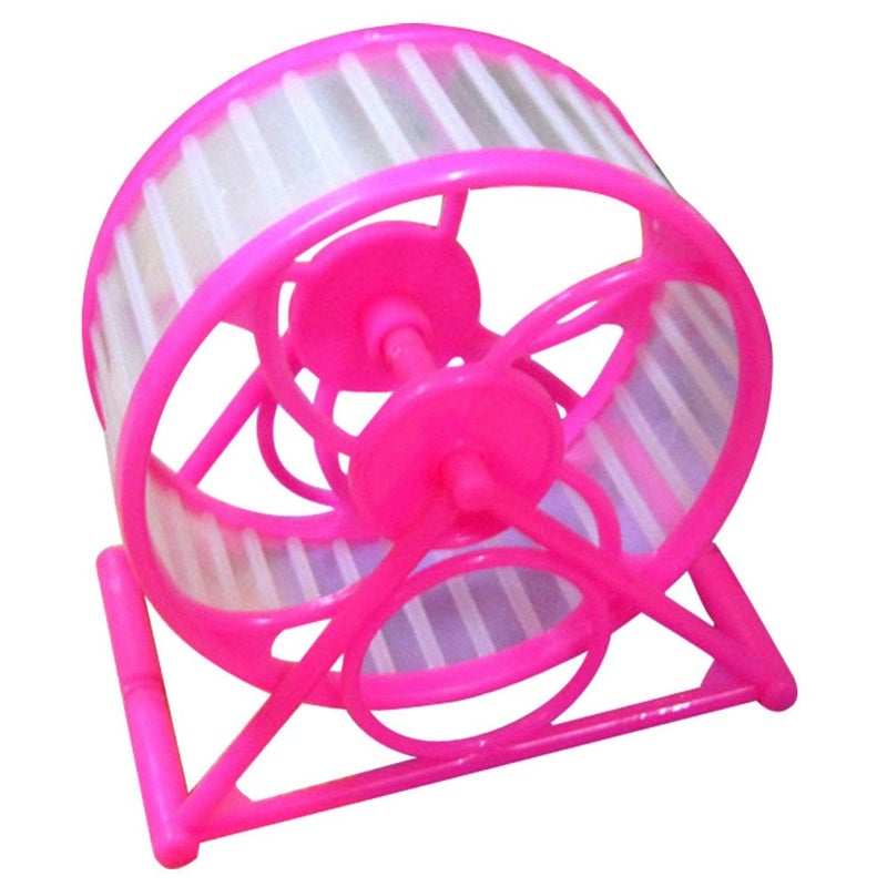 12.5 cm Jumbo Running Cum Jogging Cum Exercise Wheel for Hamster/Dwarf/Gerbil/Mice/Mouse (Pink)