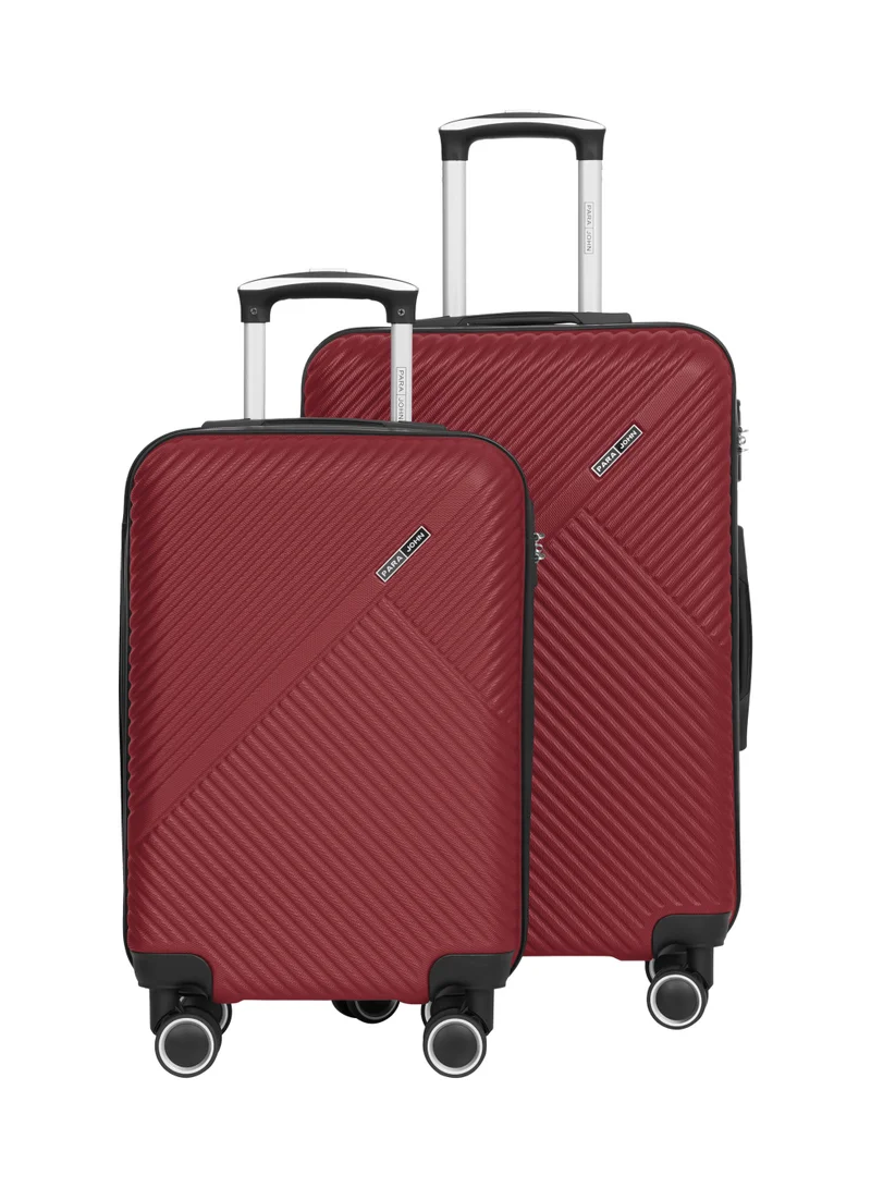 بارا جون باراجون طقم حقائب سفر صلبة من ABS مقاس 20+24 بوصة – شنط ترولي خفيفة الوزن بعجلات دوارة 4 اتجاهات