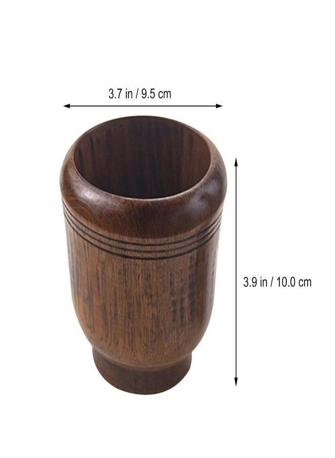 PRETYZOOM Wooden Garlic Pounder Mortar and Pestle 3.74 Inch Compact Eco-Friendly Kitchen Tool for Crushing Garlic and Spices Practical - Image 5