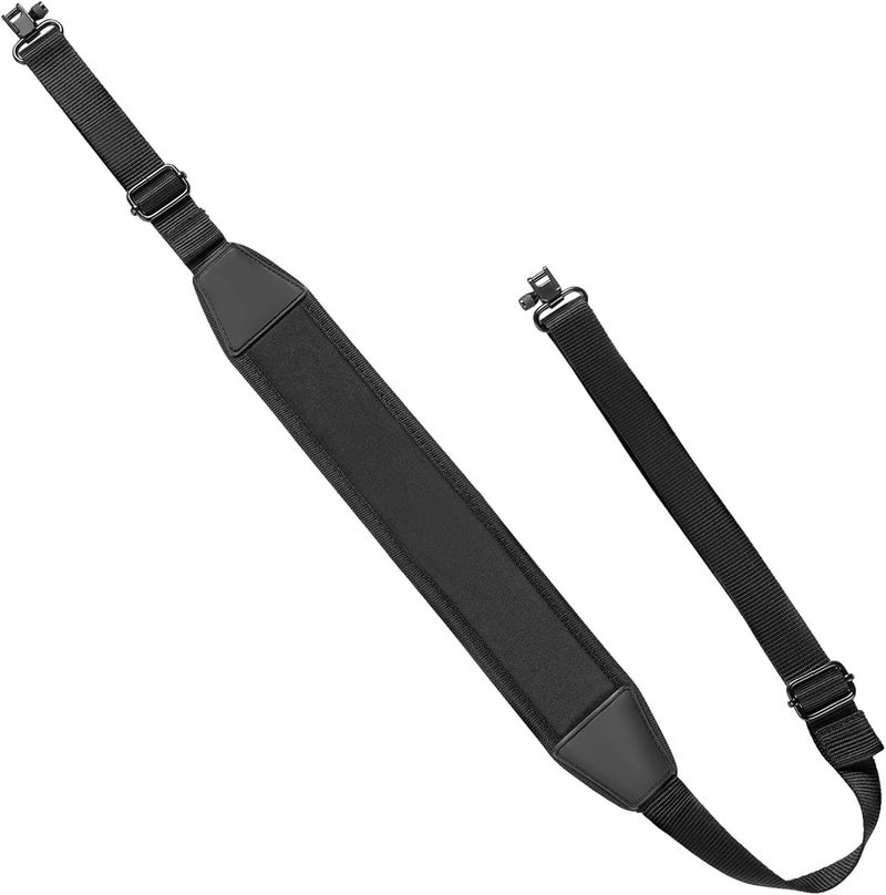 EZshoot Two Point Sling with Swivels, Comfortable Neoprene Padded, Length Adjustable Shoulder Strap for Outdoors - Image 1
