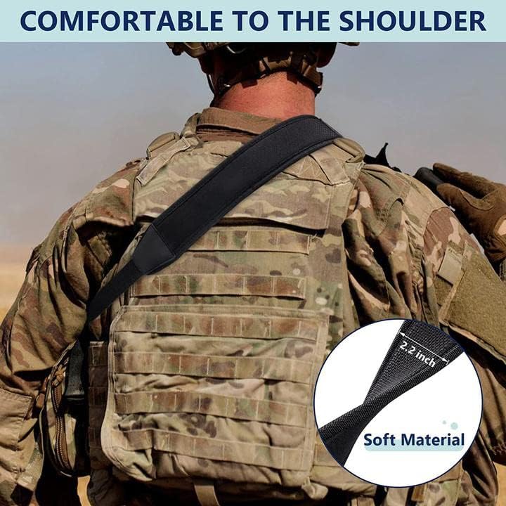 EZshoot Two Point Sling with Swivels, Comfortable Neoprene Padded, Length Adjustable Shoulder Strap for Outdoors - Image 3