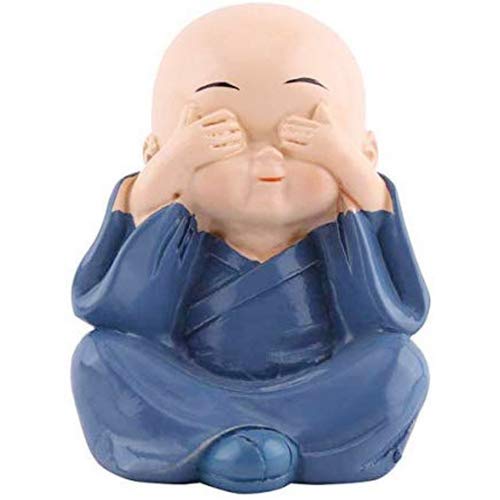 GJ Resin 4 Little Buddha Showpiece for Home, Car and Office - Image 4