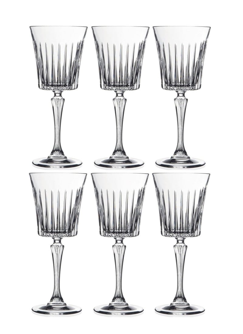 RCR - Set Of 6 Cups Medium 313 Ml Crystal - Timeless - Image 1