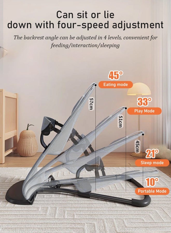 سرير أطفال قابل للطي الأكثر مبيعًا، كرسي هزاز للأطفال، مهد أطفال، أرجوحة أطفال - Image 3