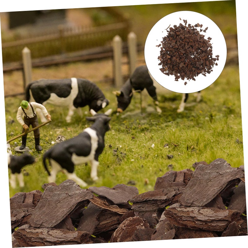 Tree Bark Model Materials DIY Miniature Railway Fairy Garden Terrain Base - Image 4