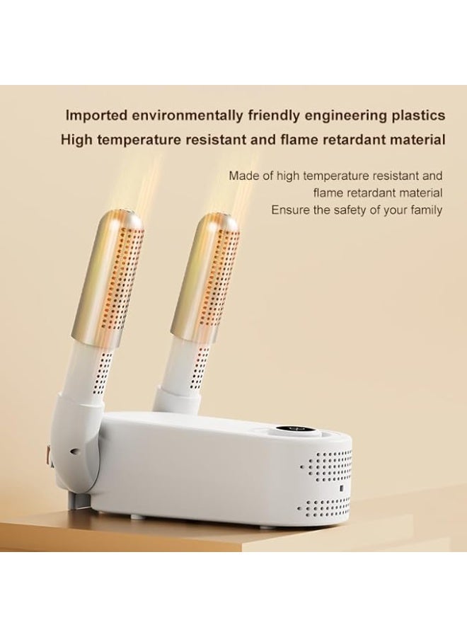 Shoe Dryer Boot Dryer, Shoe Dryer with Heat Blower, Glove Dryer & Boot Warmer, 90° Adjustable Dry Rack, Telescopic Bendable Dry Ports - Image 3