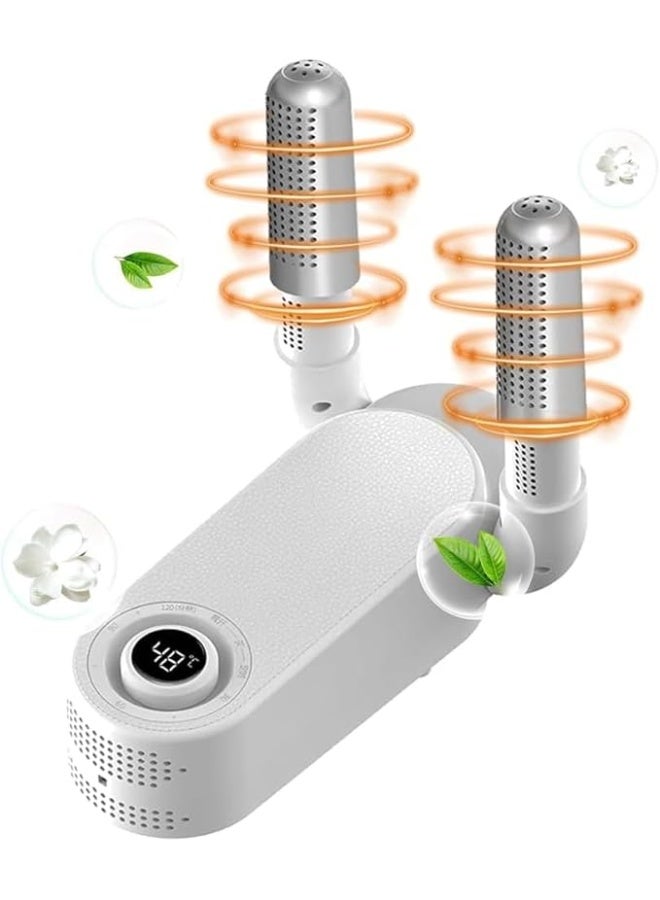 Shoe Dryer Boot Dryer, Shoe Dryer with Heat Blower, Glove Dryer & Boot Warmer, 90° Adjustable Dry Rack, Telescopic Bendable Dry Ports - Image 2