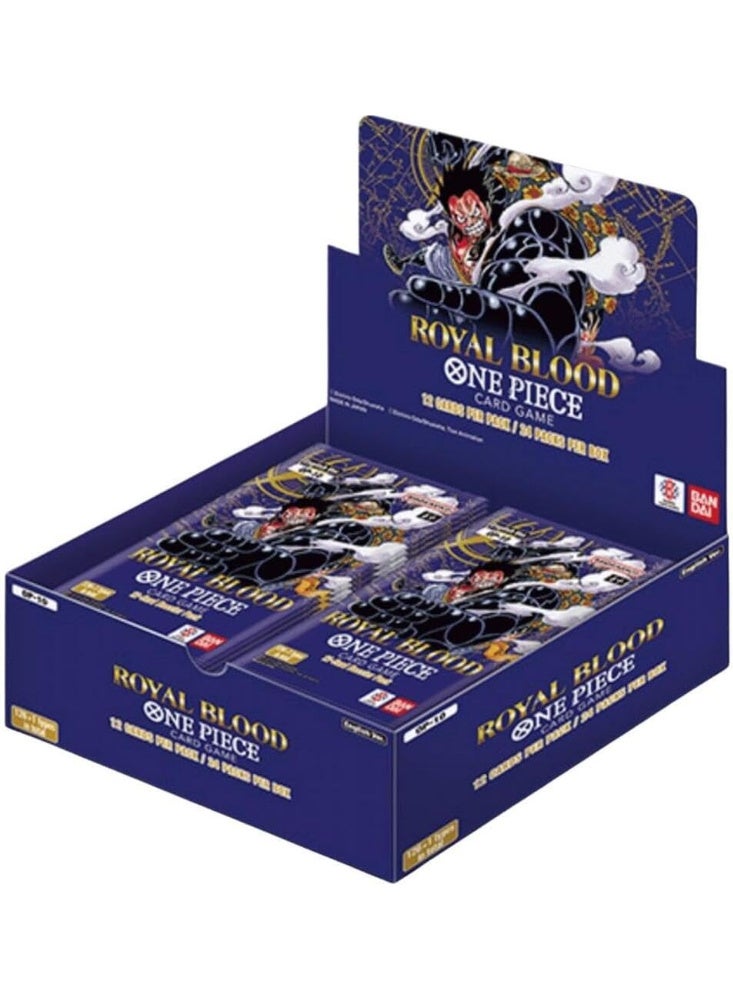 OP-10 “ROYAL BLOOD” Booster Box (English) | 24 Packs | 12 Cards Per Pack | Factory Sealed 🎴✨