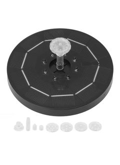 Solar Fountain 3W 100cm Lift 50cm Spray Height Solar Powered Bird Bath Fountain with Colorful Lights
