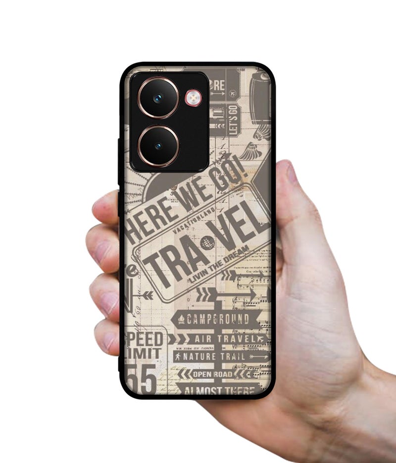 Casotec Travel Design Premium 2D Printed Metal Back Case Cover for Realme P3 Ultra 5G - Image 3