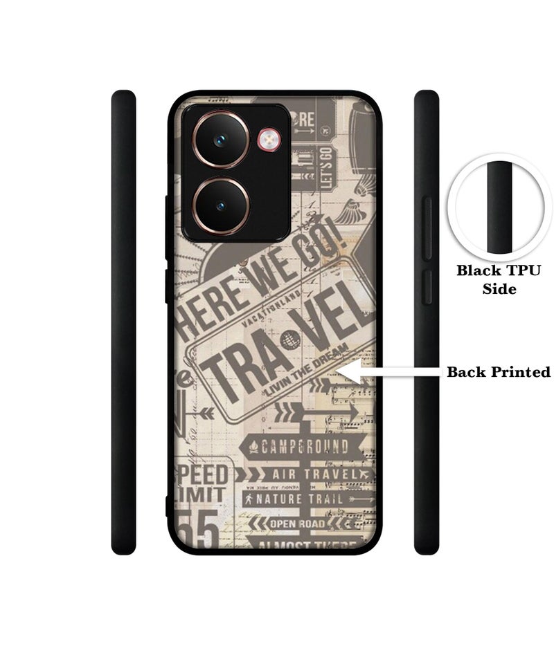 Casotec Travel Design Premium 2D Printed Metal Back Case Cover for Realme P3 Ultra 5G - Image 2