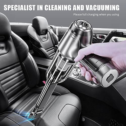 ZORBES® Electric Compressed Air Duster, 19000PA Handheld Cordless Air Duster, 120W 35500RPM Car Vacuum Cleaner & Multi Nozzle 4000mAh Cordless Air Blower Dust Cleaner for Computer Keyboard Duster - Image 3
