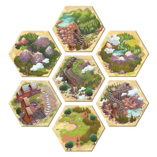 Asmodee Century Golem Edition Eastern Mountains Board Game - Return to Carvania for Crystal Trading Adventures! Strategy Game for Kids & Adults, Ages 8+, 2-4 Players, 30-45 Min Playtime, Made by Plan B Games - Image 2