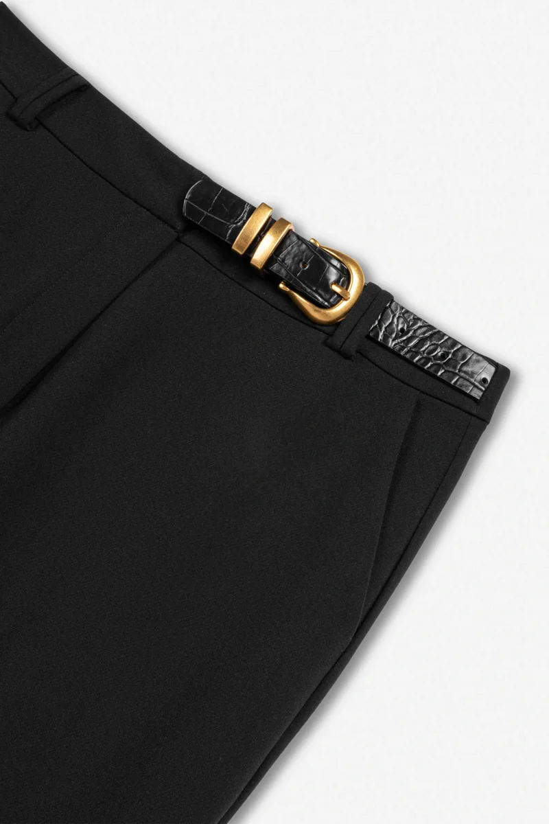 Nocturne  Belted Straight-Leg Trousers for Women | Best Price UAE