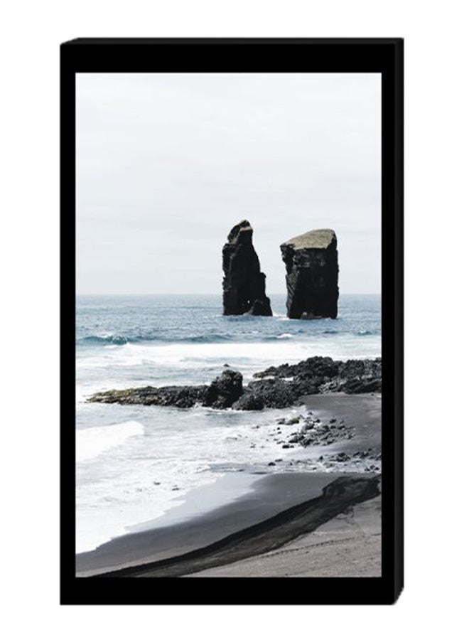 RYN Beach Wall Decor Painting With Inner Frame Multicolour 40 x 60centimeter - Image 1