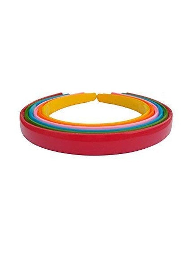 Drishti® Plastic Hair Bands for Girls & Women Set Of 12 Multicolor - Image 4