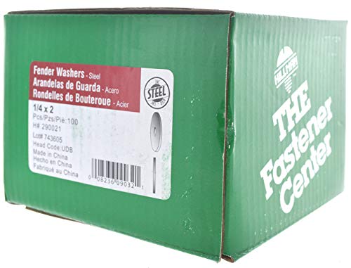Hillman 290021 Zinc Fender Washers, 1/4" x 2", 100 Pieces - Image 3