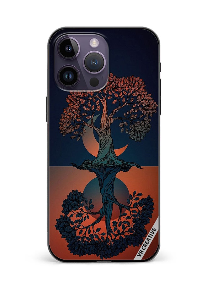 VR CREATIVE Protective Case Cover For Apple iPhone 16 Pro Max Tree Design Multicolour