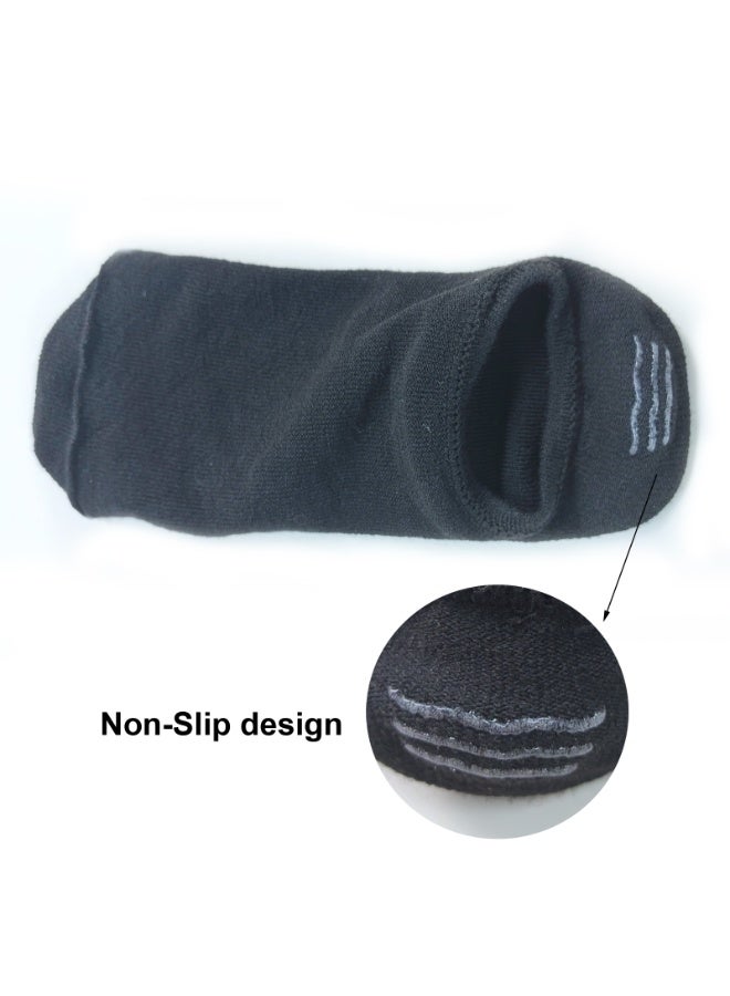 6Pairs Unisex No Show Socks Low Cut Invisible Summer Non-Slip Liner Socks - Image 2