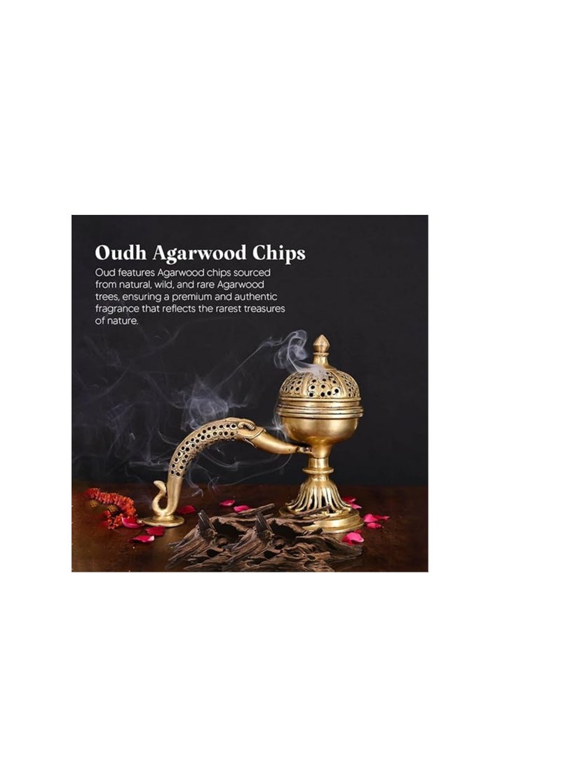Mi Oud and Perfumes Oudh | Oudh Agarwood Chips Oud Chips Incense Aroma | Natural Wild and Rare Agarwood Chips from Ml | Pure Material Grade A++ | Aromatic Bakhoor, Fragnance,- 12 Grams/1Tola(Hindi Double Super) - Image 3