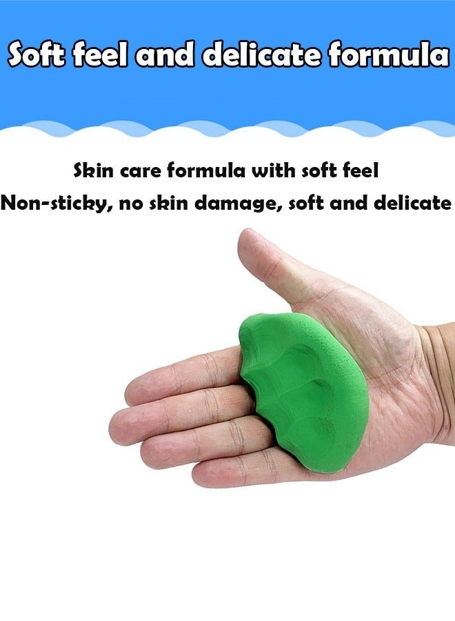 إن كي أكس طقم صلصال ملون خفيف للغاية مكون من 72 قطعة مع 6 سكاكين بلاستيكية - مجموعة كاملة لصناعة الطين الفنية - Image 2