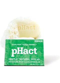 Andrew Lessman ANDREW LESSMAN pHact Moisture-Rich, Soap-Free Cleansing Bar Hint of Mint. Natural Skin pH. All Skin Types - Even Sensitive Skin. Hypoallergenic. Dermatologist Tested. 6-Pack 4.25 oz Each 