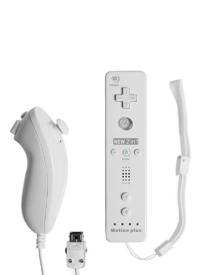 مجموعة جهاز تحكم عن بعد نينتندو وي ونونشوك مكونة من قطعتين - لاسلكية - Image 2