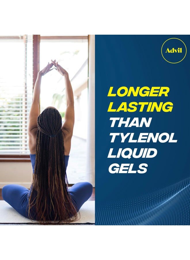 Advil Liqui-Gels minis Pain Reliever and Fever Reducer, Pain Medicine for Adults with Ibuprofen 200mg for Pain Relief - 8 Liquid Filled Capsules - Image 3