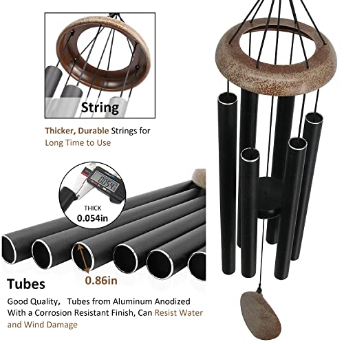 ASTARIN Wind Chimes for Outside Deep Tone,36 Inch Windchime Outdoors，Chimes for Outdoors,Sympathy Wind Chimes Memorial for Mom Dad，All Metal Wind Chime - Image 3