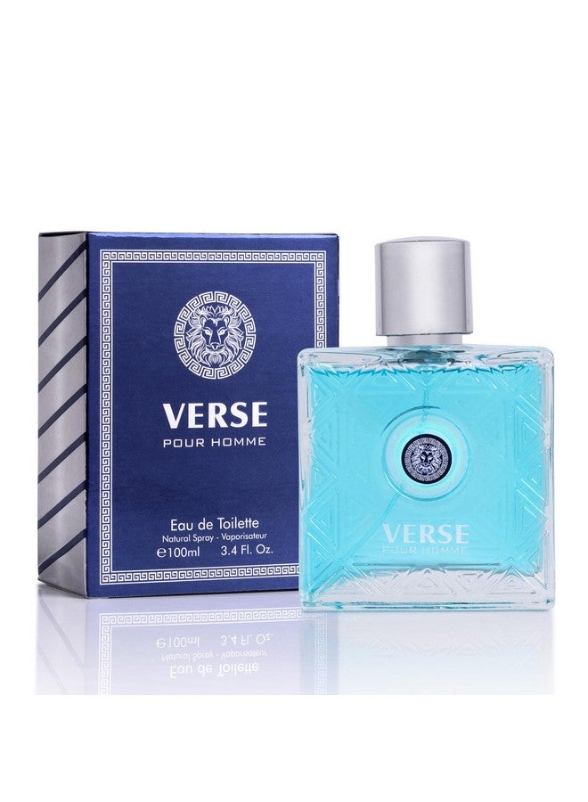 NovoGlow NovoGlow Verse Pour Homme Eau De Parfum Spray for Men Long Lasting Citrusy Floral & Masculine Fragrance Smell Fresh All Day Long Gift for Men for All Occasions  - Image 1