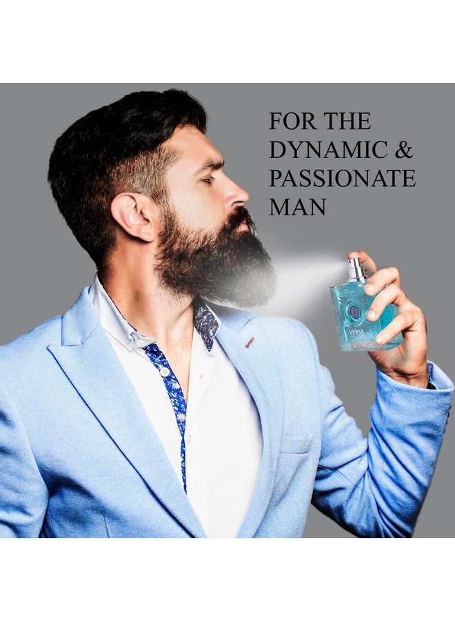 NovoGlow NovoGlow Verse Pour Homme Eau De Parfum Spray for Men Long Lasting Citrusy Floral & Masculine Fragrance Smell Fresh All Day Long Gift for Men for All Occasions  - Image 5