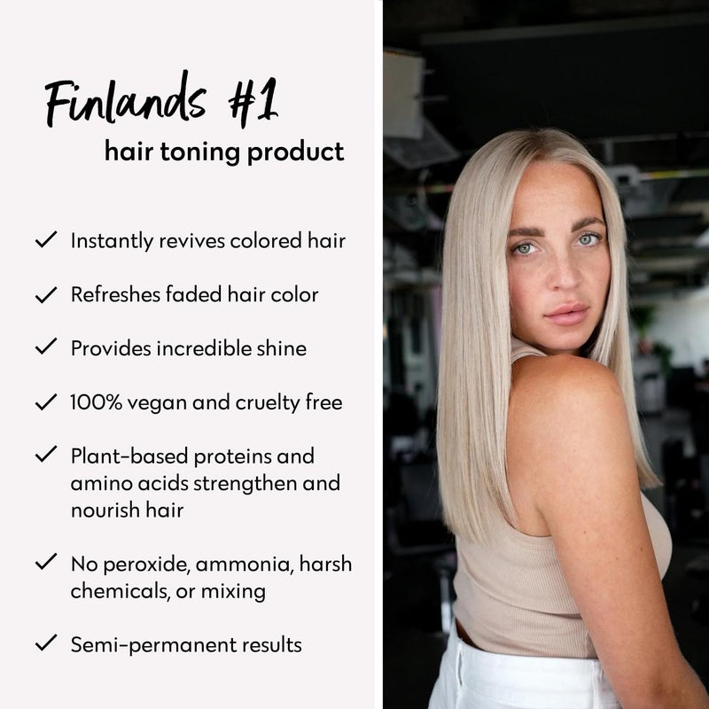 Four Reasons Color Mask â€“ Cool Sand Blonde - (27 Colors) Color Depositing Conditioner, Toning Treatment, Tone & Enhance Color-Treated Hair - Semi Permanent Hair Dye, Vegan and Cruelty-Free, 6.76 fl oz - Image 5