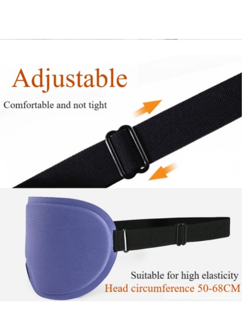 Sleeping eye mask, 3D weighted eye mask, hollow nose wing does not press eyes, breathable sleep special protective eye mask, eye mask, memory foam sleeping mask, anti-light leakage, men and women, comfortable