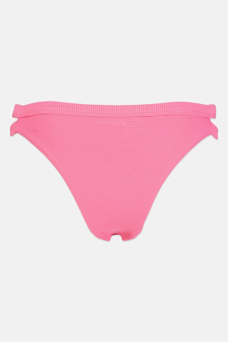 Billabong Women Textured Bikini Bottom, Pink - Image 2