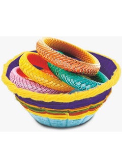 RATNA'S RATNA'S Weaving Art DIY Kit Crafting Stylish Basket Art & Craft Learning Toys for Kids Ages 6+  - Image 4