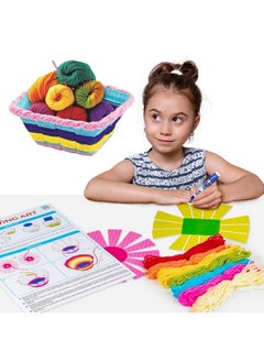 RATNA'S RATNA'S Weaving Art DIY Kit Crafting Stylish Basket Art & Craft Learning Toys for Kids Ages 6+  - Image 2