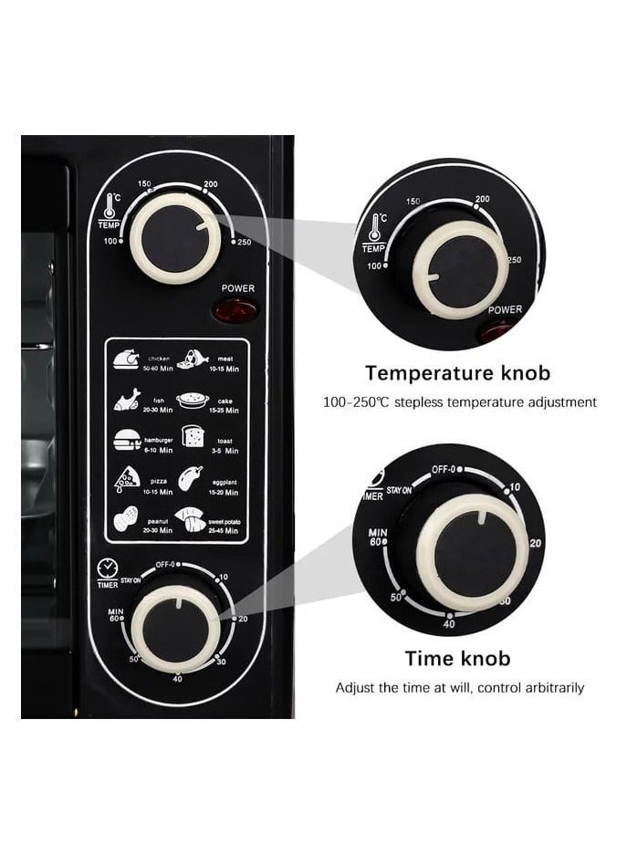 PRIMO PLUS 48L Digital Touch Oven, 2000W, Multi-Function, Stainless Steel, Timer - Toast - Bake - Grill, 10 Programmable Modes, Steam, Bake, Grill and Reheat - Powerful Rotisserie Function with Crumb Tray - Image 4