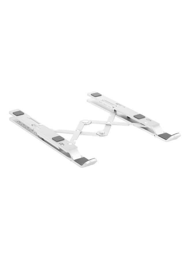 Laptop stand, adjustable to 7 levels, made of aluminum alloy, foldable, silver - Image 2