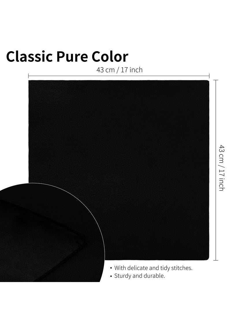 KASTWAVE - Square Satin Napkin Bright Silk Table Soft Smooth Fabric - Image 1