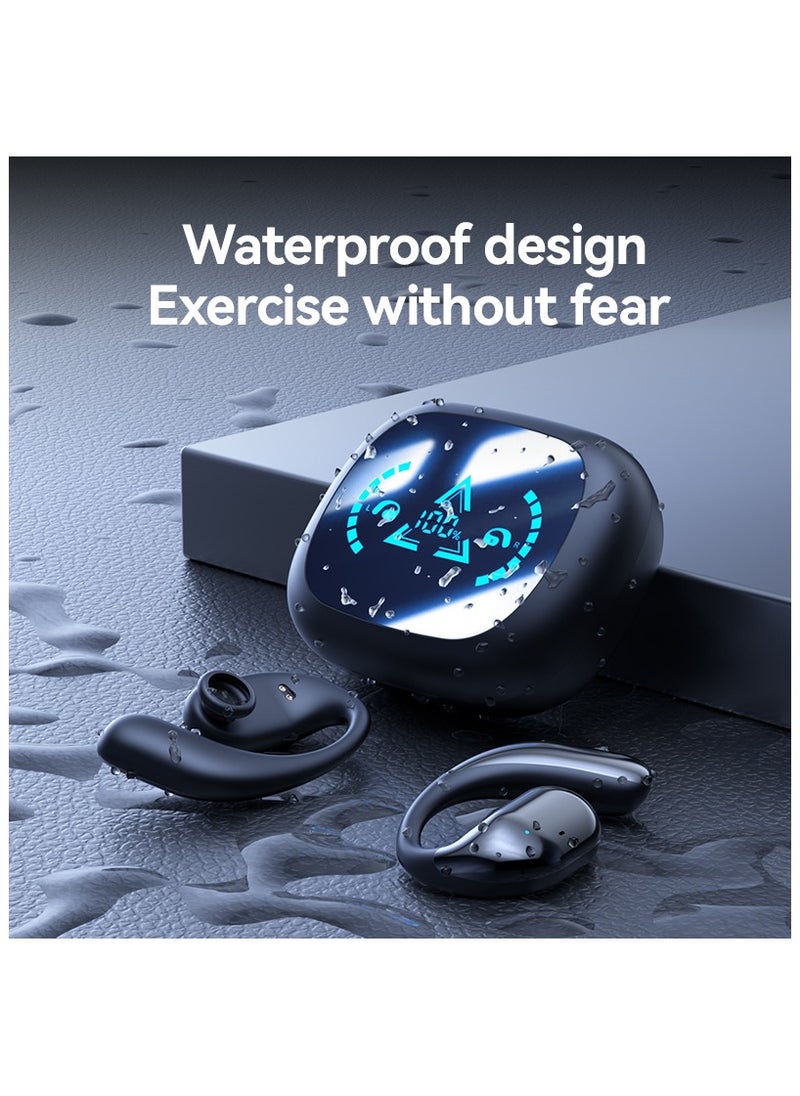 JBLTM Wireless Earbuds V5.4, 120hours standby time, Bluetooth Earbuds for Small Ear, IP5 Waterproof Running Headphones, Deep Bass, Over Ear Sport Earbuds Wireless Bluetooth Earphones for Android iOS  - Image 3