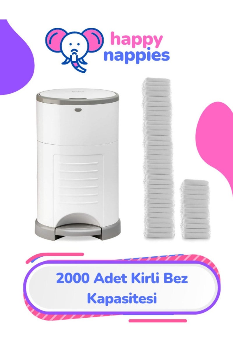 Korbell 15/16lt Compatible Domestic Garbage Bag - 4 Pack - 2000 Baby Diapers Capacity - Image 3