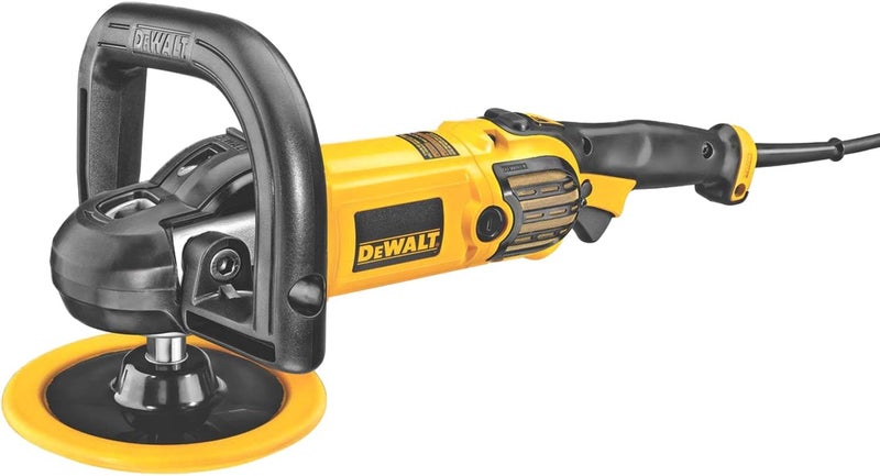 DEWALT 1250W 180Mm Variable Speed Polisher,Car Polisher,Heavy Duty Machine For All Types Of Polishing, Yellow/Black, Dwp849X-B53 Year Warrnty - Image 2