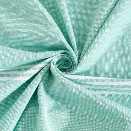 Värde Handmade Double Bedsheet 210 TC | Without Pillow Cover | Handloom Cotton Bedsheets | Double Bedsheet for Summer (Size 90X100 Inches, 7.5 x 8.3 Feet (Sea Green Light, Double Bed) - Image 4