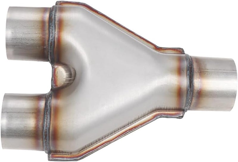 LCGP Stainless Steel 2.25 Inch Y-Pipe, Universal Stainless Steel Diesel Y-Pipe, Inlet 2.25" Outlet 2.25" Length 10" - Image 5