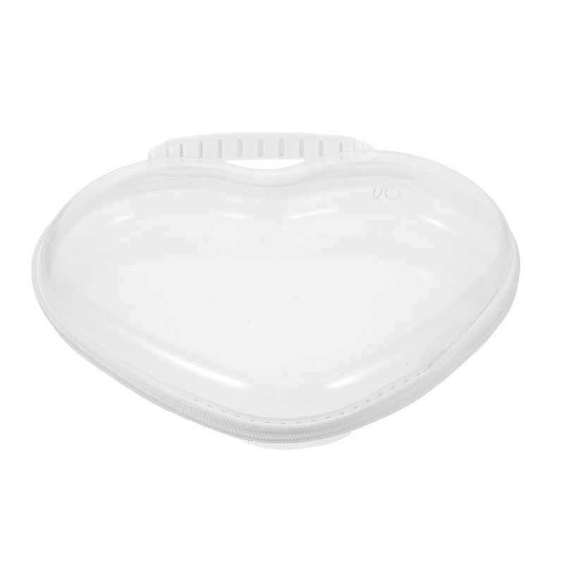 Heart Shaped Travel Toiletry Bag Hard Shell Cosmetic Organizer Case 25 5x20x5cm For Women Makeup Storage - Image 2