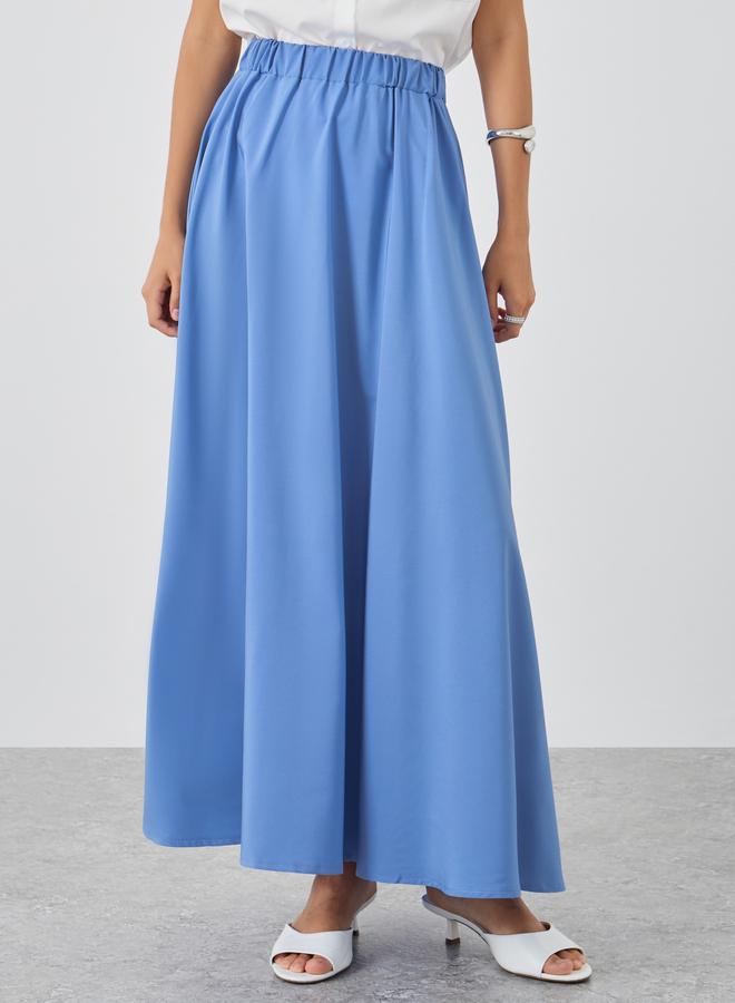 Take Two Solid A-Line Maxi Skirts - Image 2