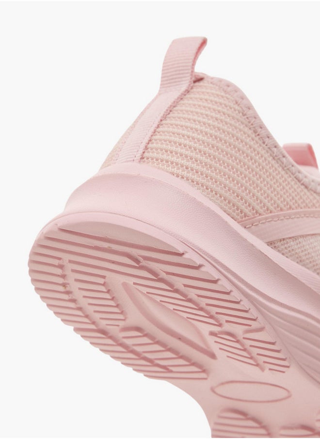 Dash Logo Detail Sports Shoes with Hook and Loop Closure  - Image 5