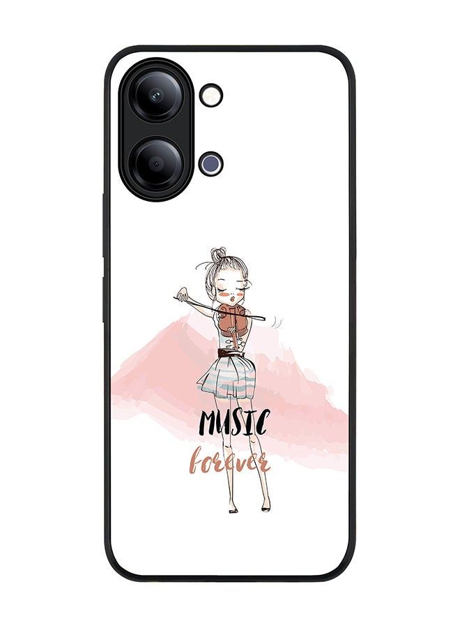 Stylizedd For vivo Y21 / Y11 Case,Slim fit Camera Protection, Shockproof Thin Phone cover  - Music Forever - Image 1