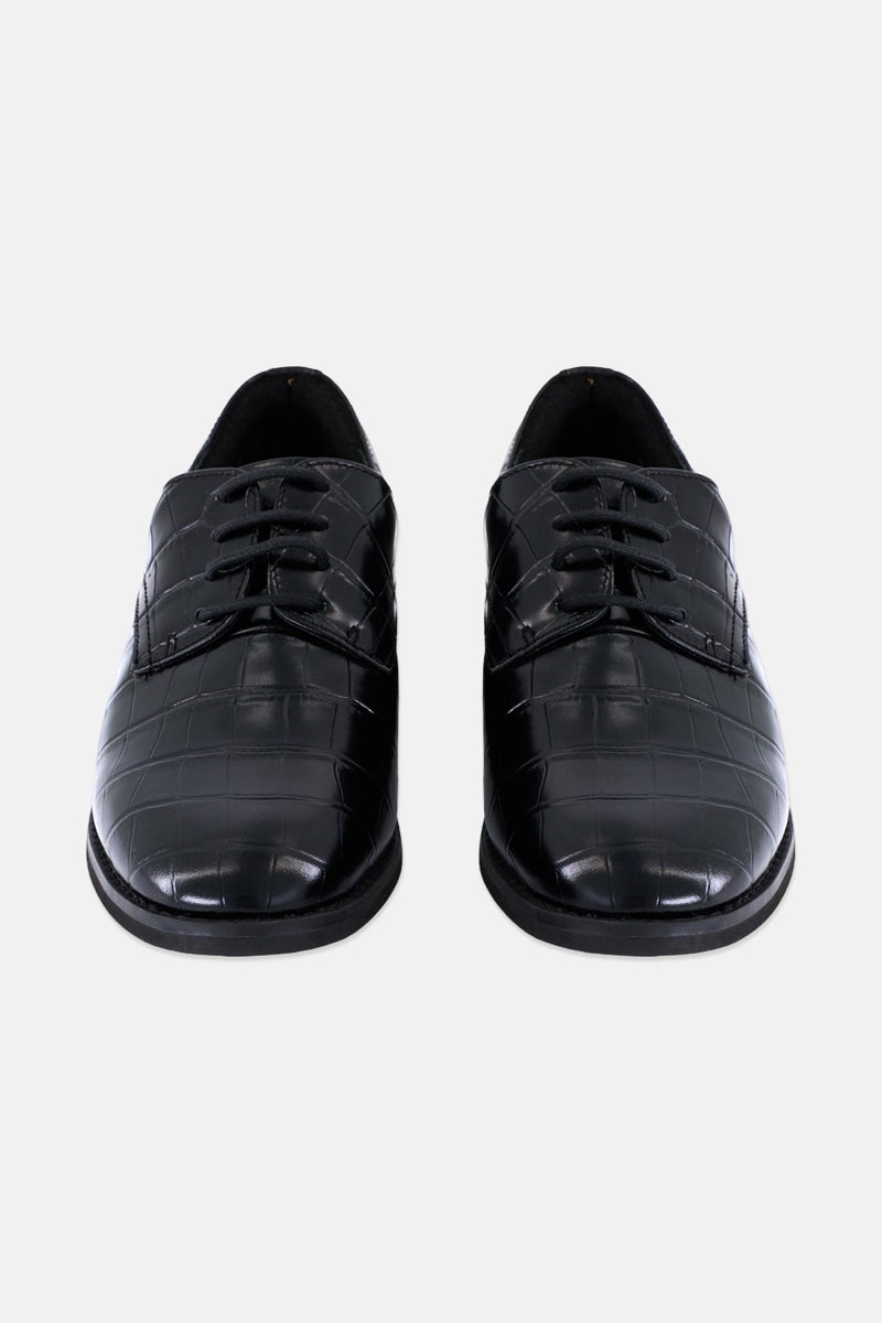 clarks Women Standard Ria Derby Lace UP Casual Shoes, Black - Image 4